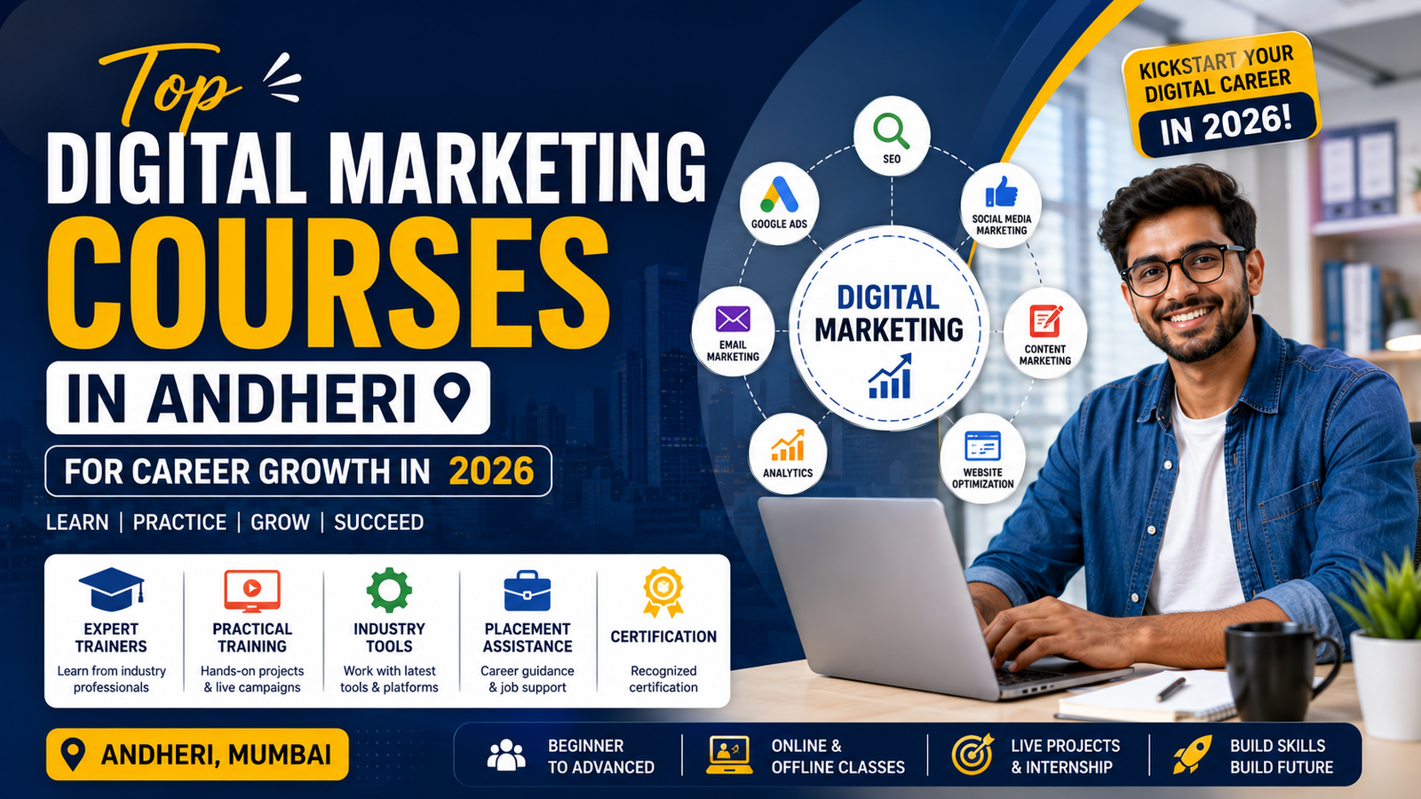 Top Digital Marketing Courses in Andheri for Career Growth in 2026